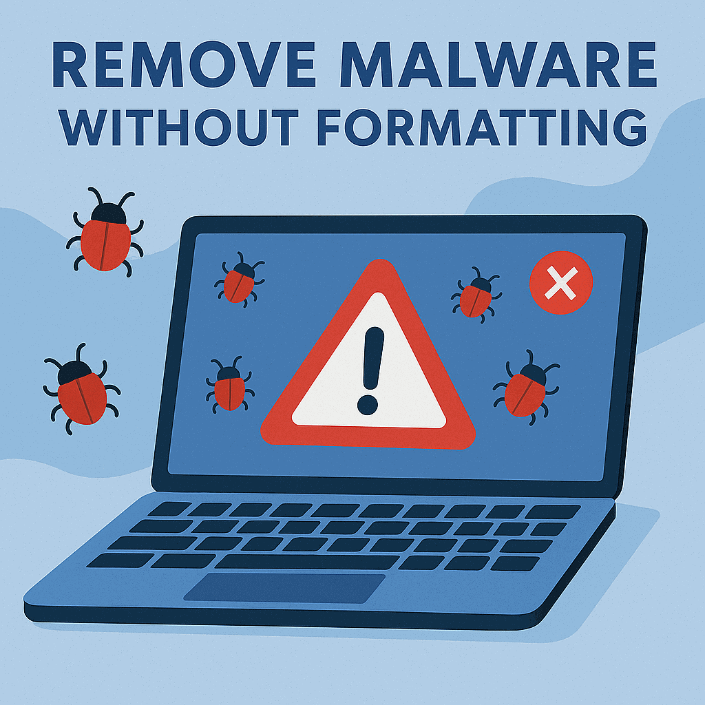 How to Remove Malware Without Formatting - Virus Removal
